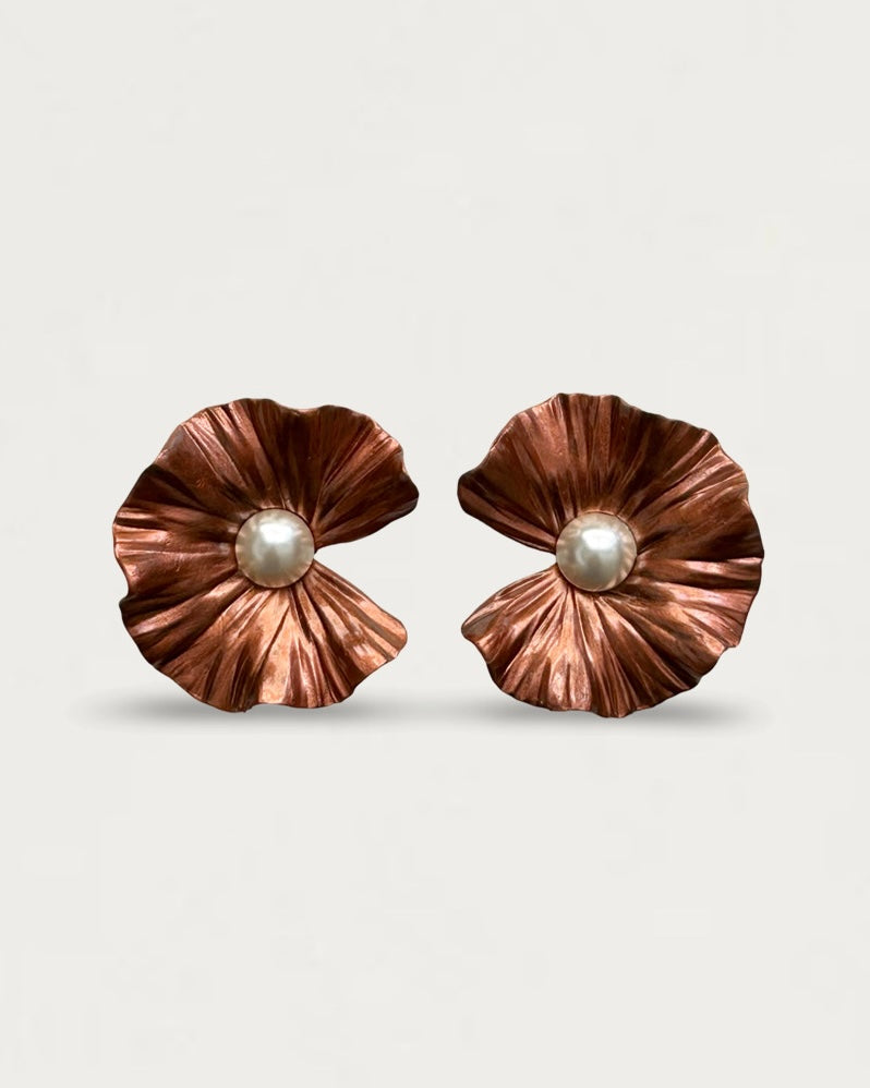 PENDIENTES LOTO CARAMELO