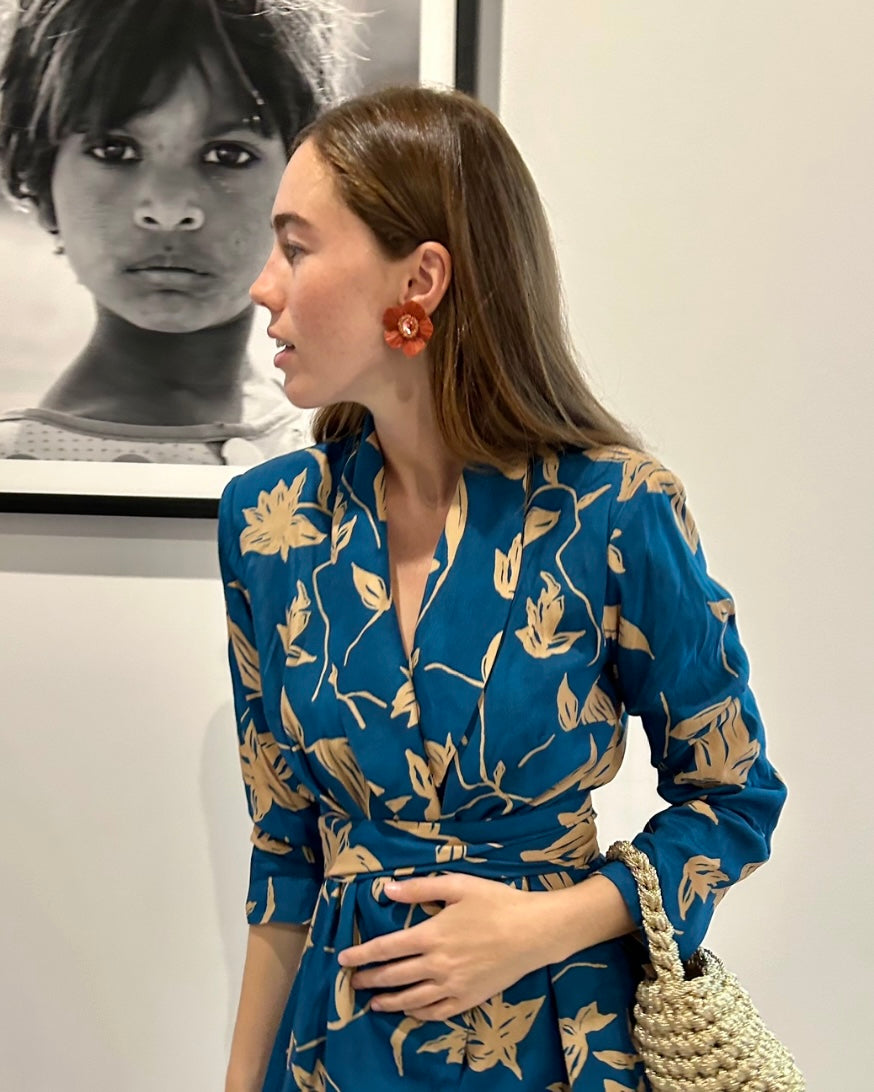 PENDIENTES ANÉMONA TEJA LIMITED EDITION