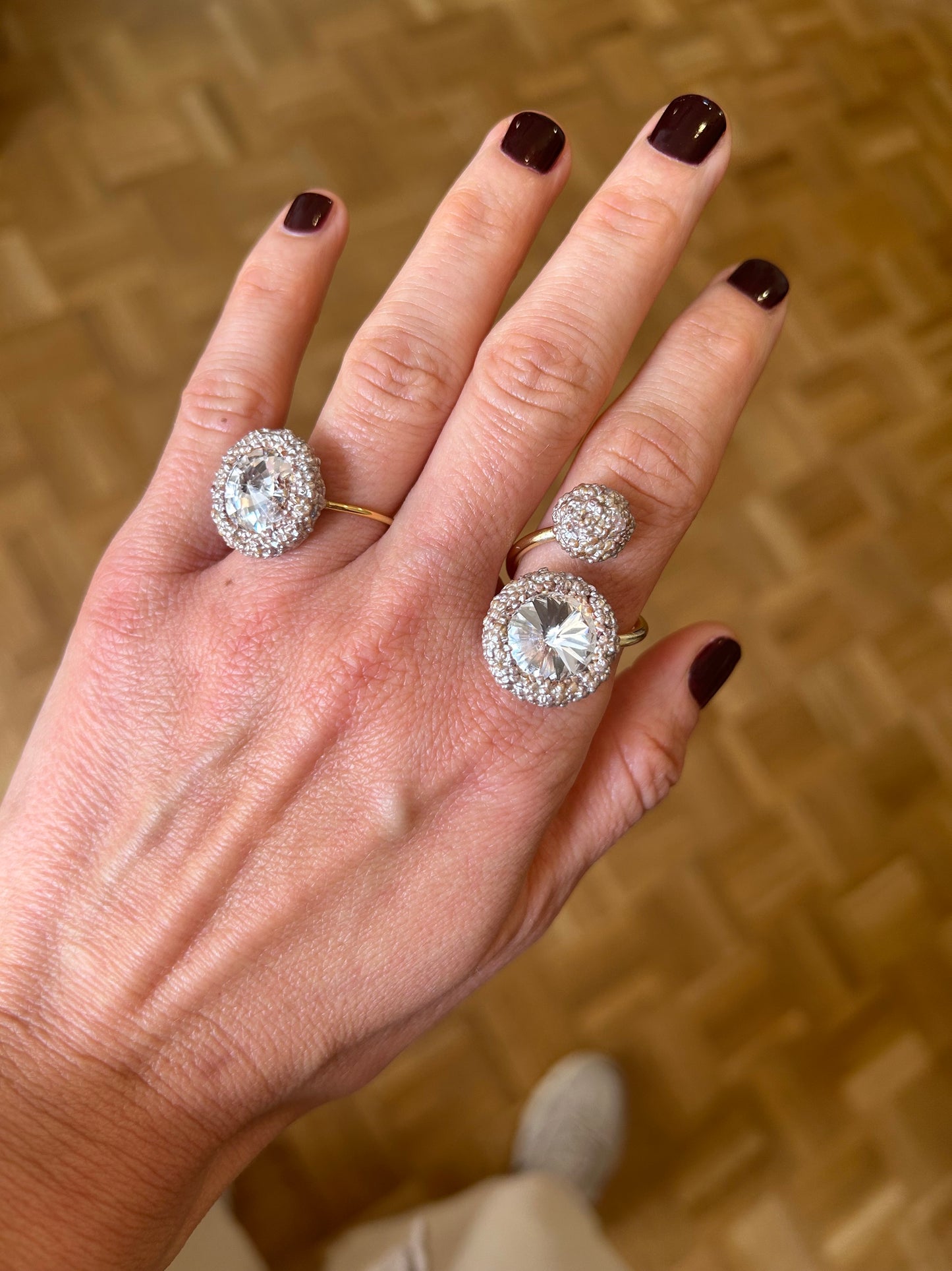 ANILLO ESPORA CHAMPÁN DOBLE