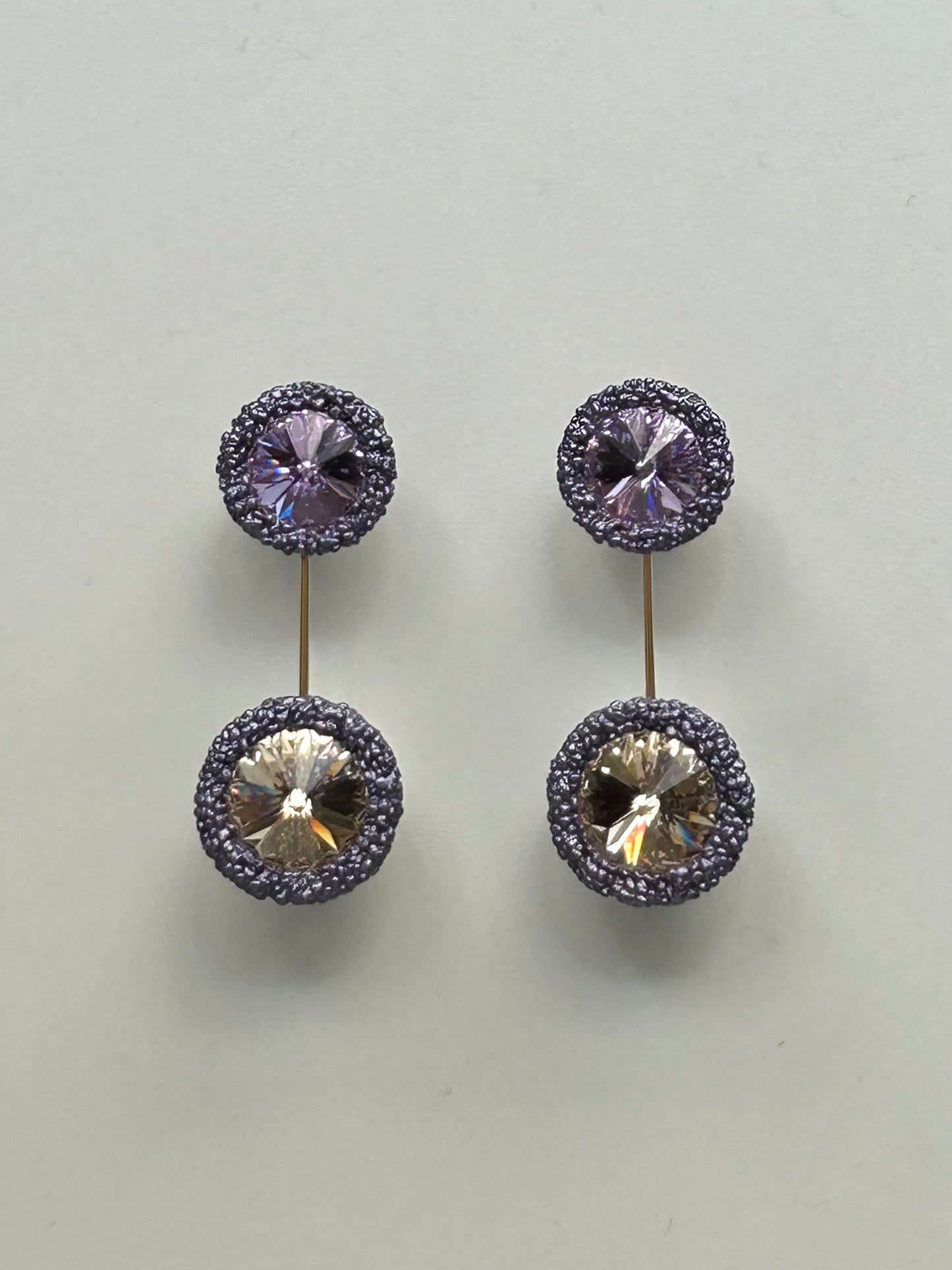 PENDIENTES ESPORA ARÁNDANO