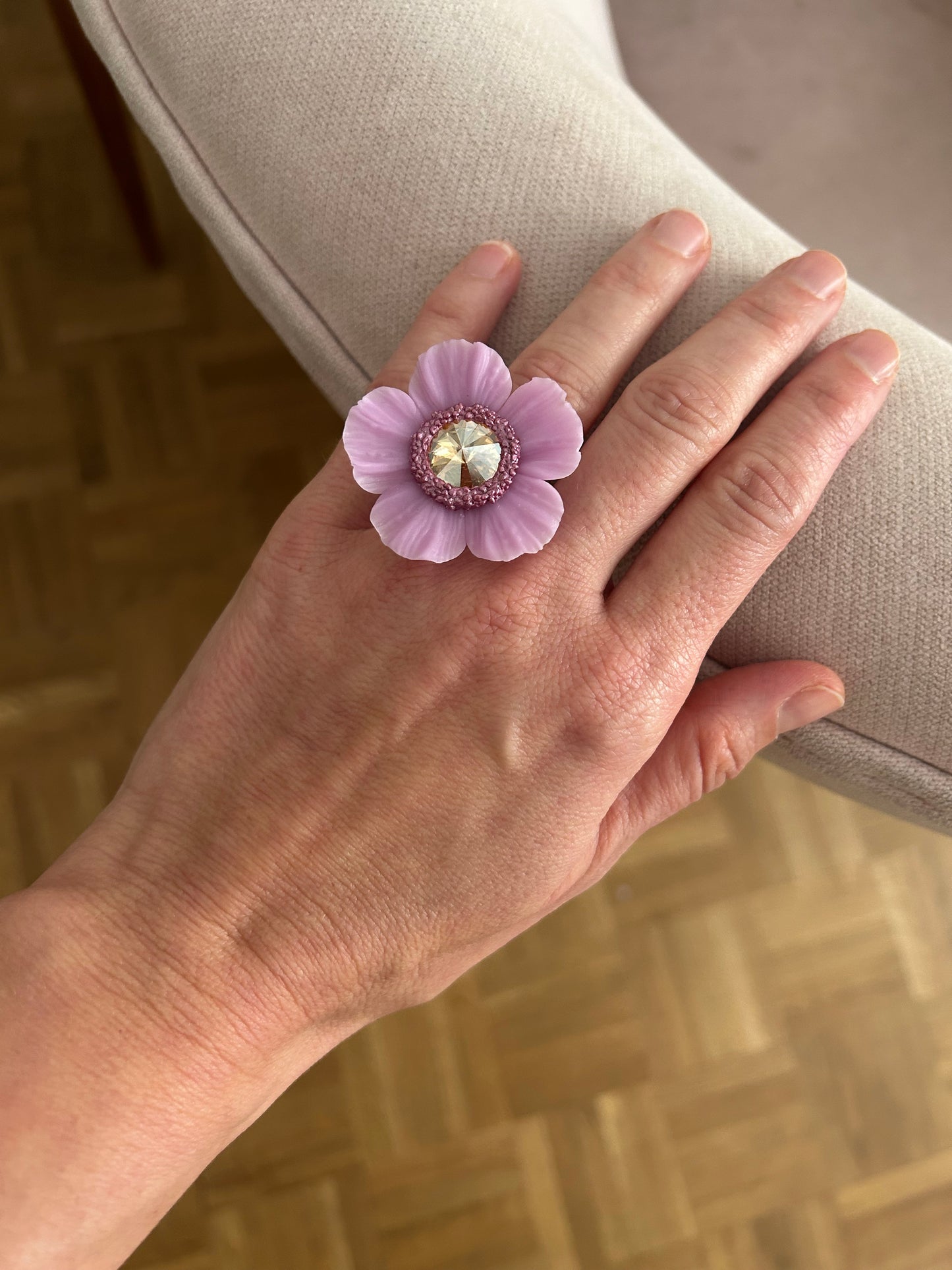 ANILLO ANÉMONA BREZO