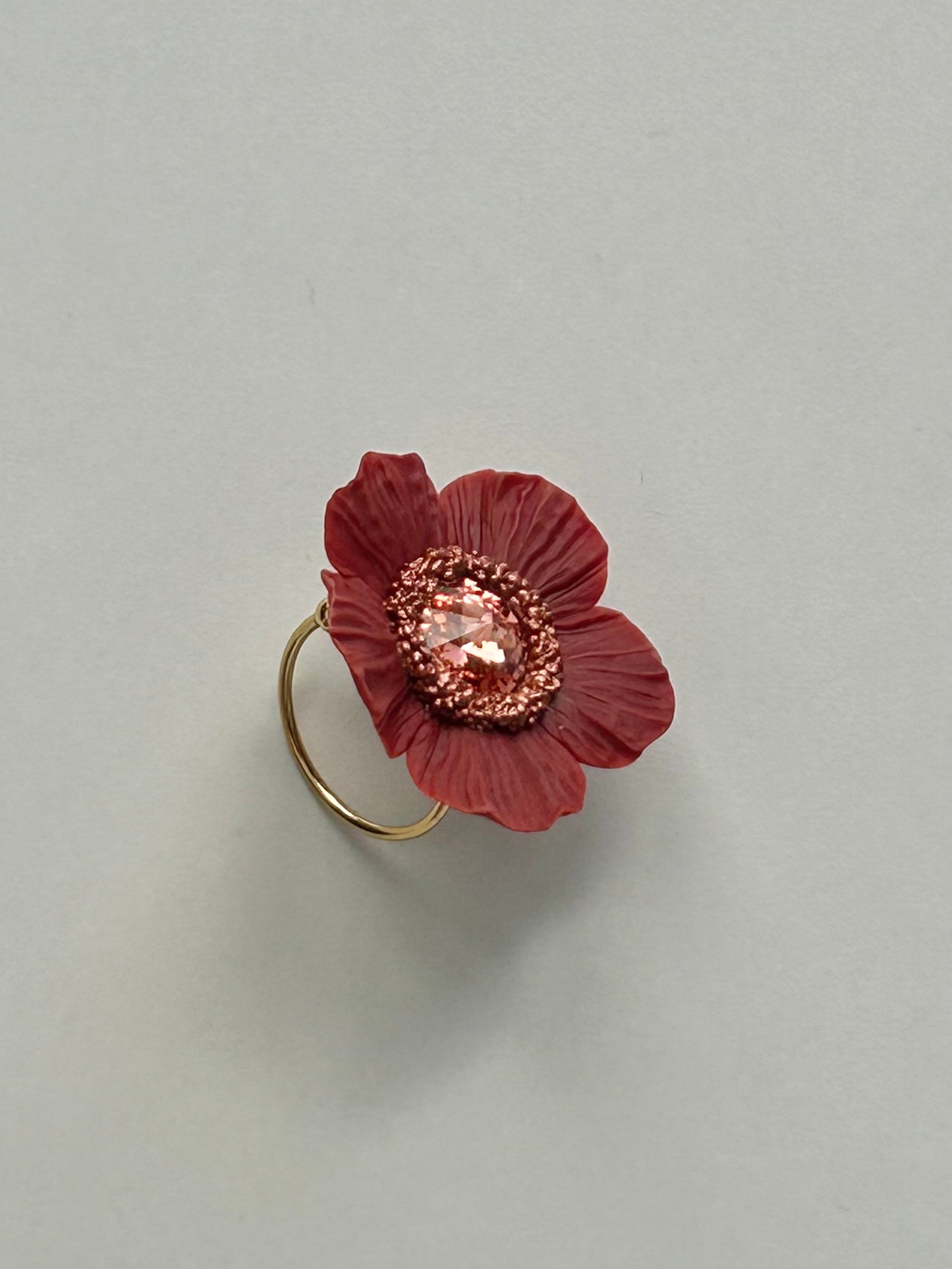 ANILLO ANÉMONA TEJA