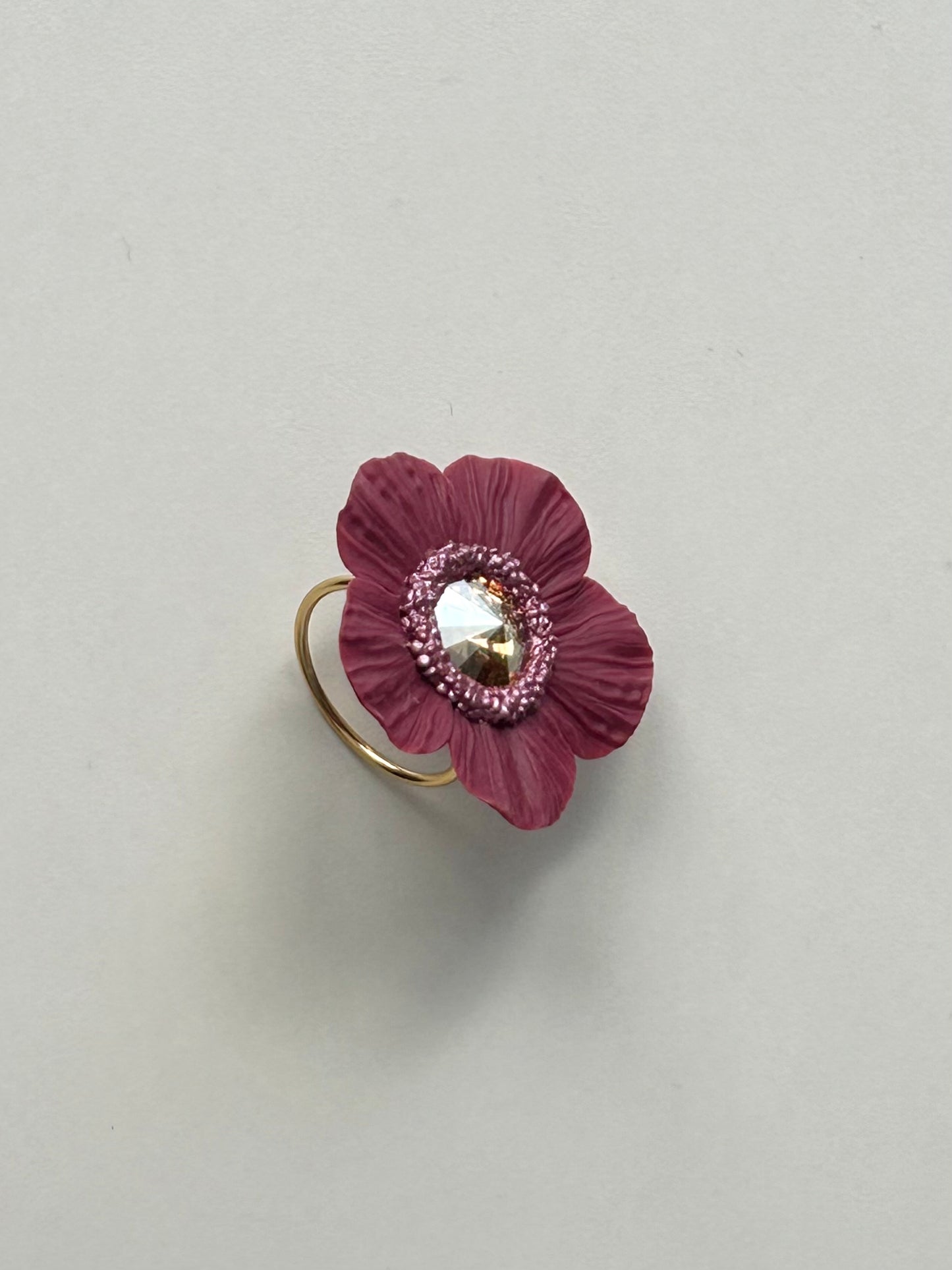 ANILLO ANÉMONA BREZO
