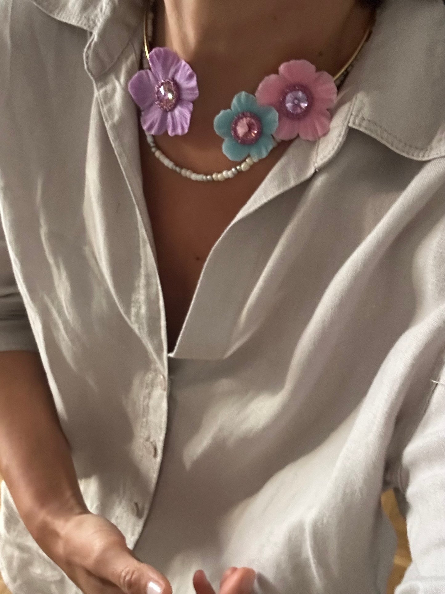 CHOKER CALIPSO MALVA