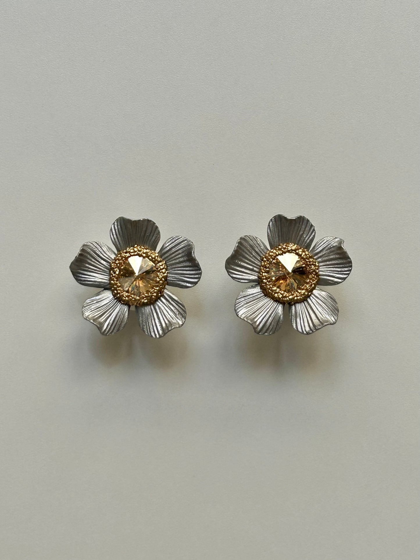 PENDIENTES CHABELA PARTY PLATA CHAMPÁN