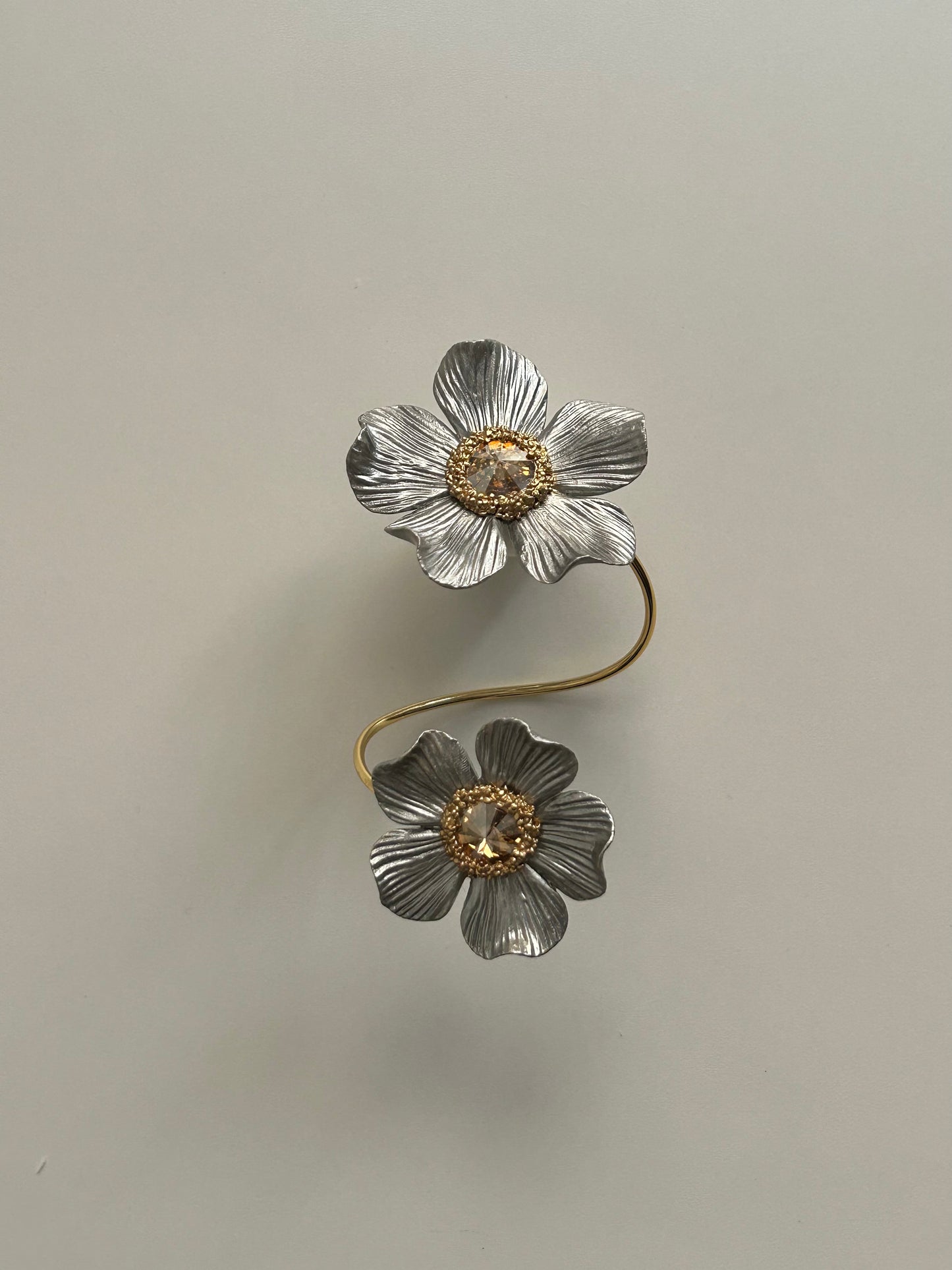 BRAZALETE CHABELA PARTY PLATA DOBLE CHAMPÁN