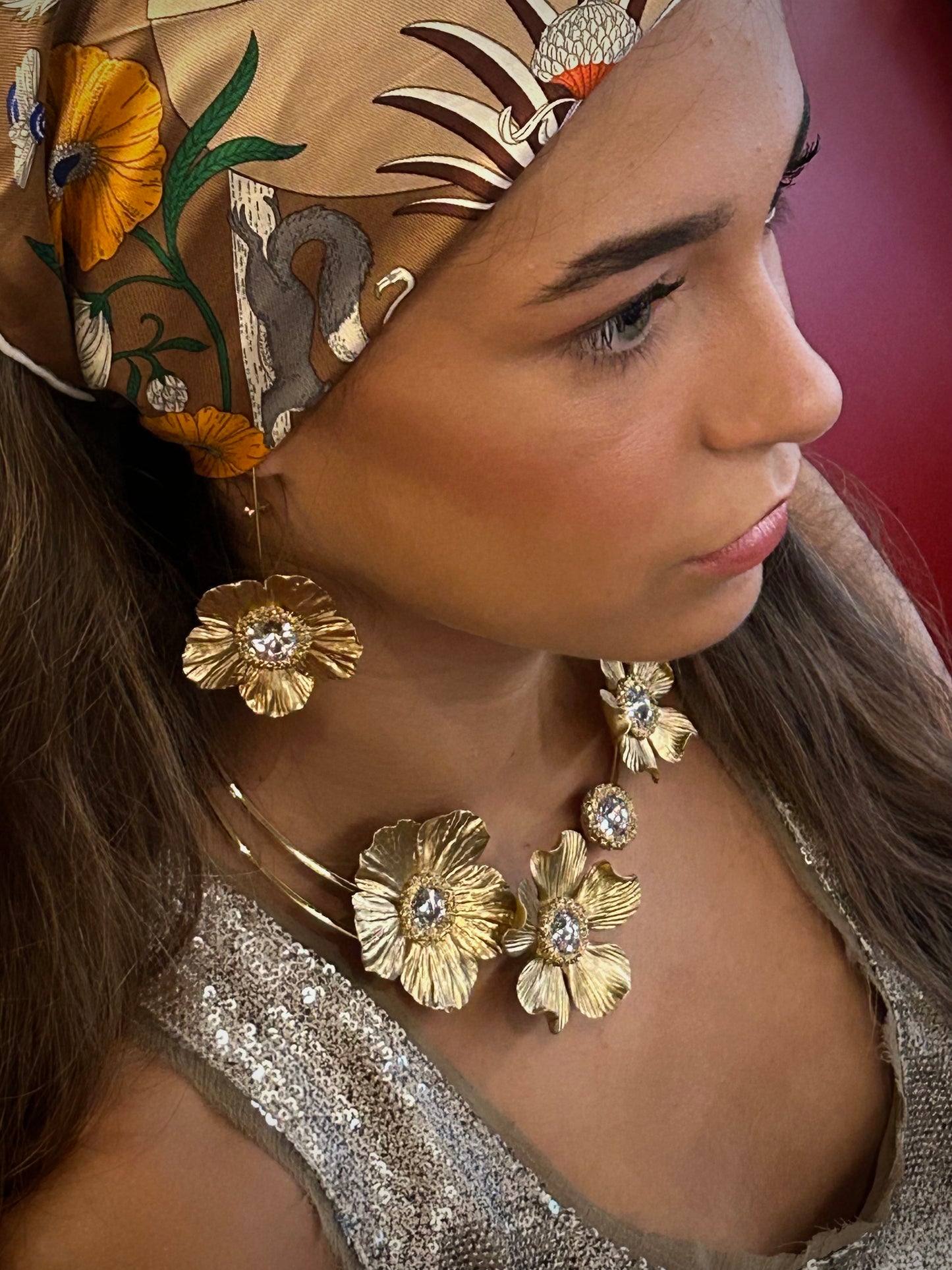 CHOKER ANÉMONA GOLD