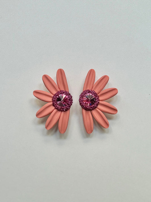 PENDIENTES DAISY PARTY CORAL LIMITED EDITION