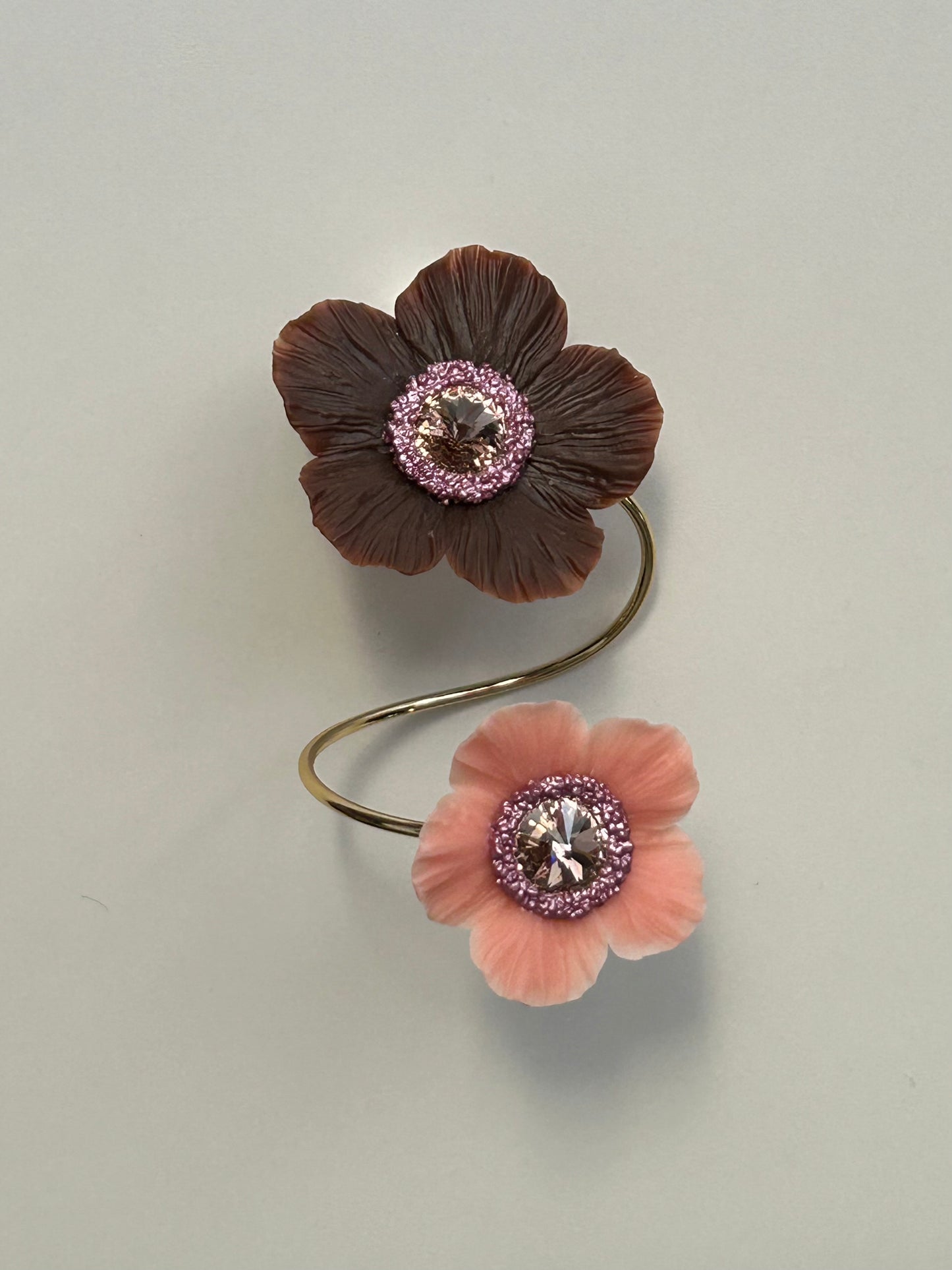 BRAZALETE ANÉMONA CHOCOLATE/ROSADO