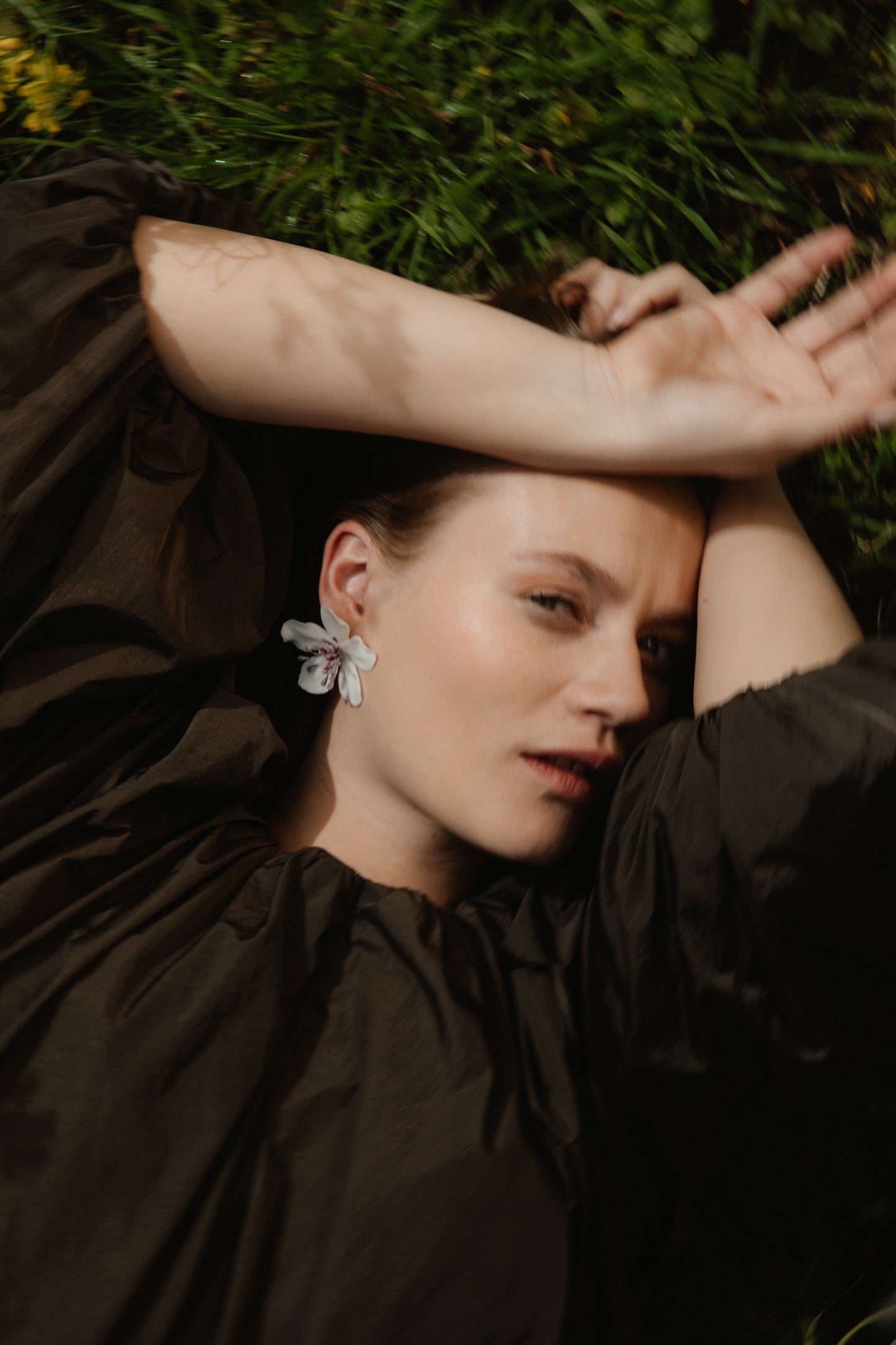 PENDIENTES MARIETA ROJO GUINDA