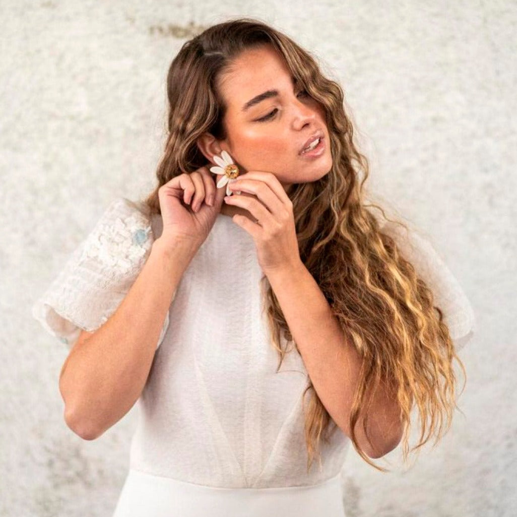 PENDIENTES DAISY PARTY CHAMPÁN