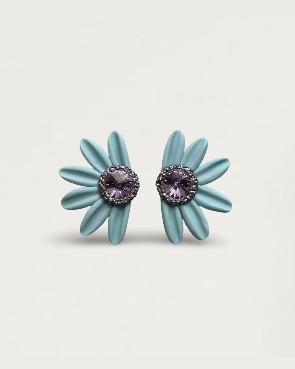 PENDIENTES DAISY PARTY AZUL CANTÁBRICO