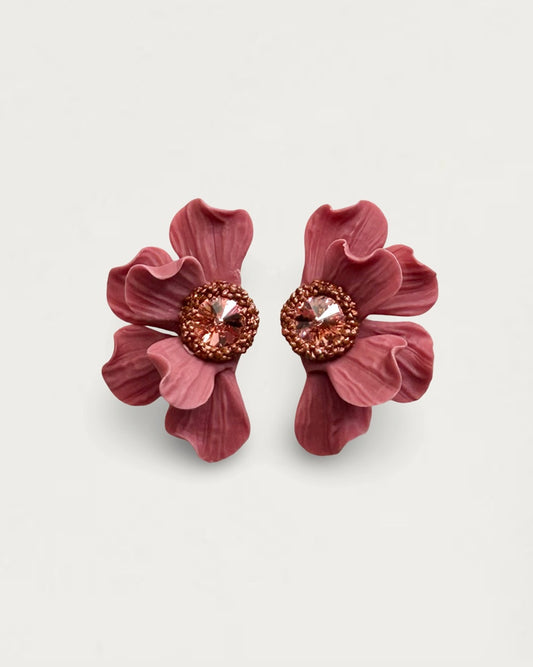 PENDIENTES SOL ROSA MARSALA LE PETITE