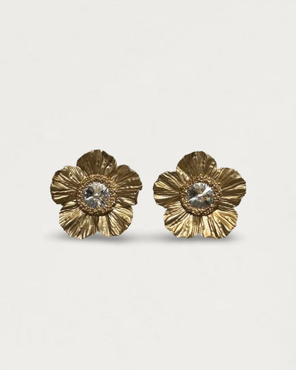 PENDIENTES ANÉMONA GOLD