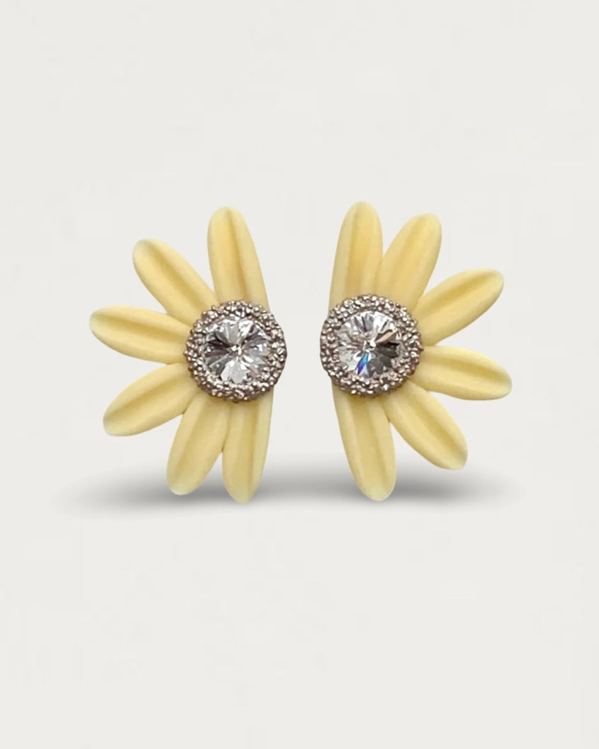 PENDIENTES DAISY PARTY MANTEQUILLA LIMITED EDITION