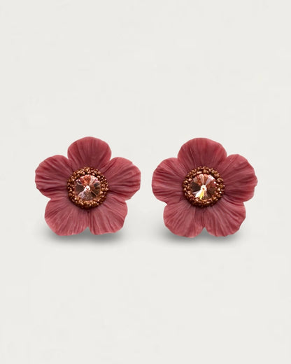 PENDIENTES ANÉMONA ROSA MARSALA LE PETITE