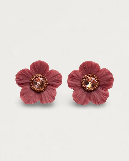PENDIENTES ANÉMONA ROSA MARSALA LE PETITE