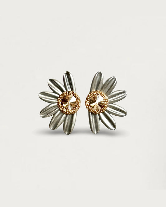 PENDIENTES DAISY PARTY PLATA LE PETITE LIMITED EDITION