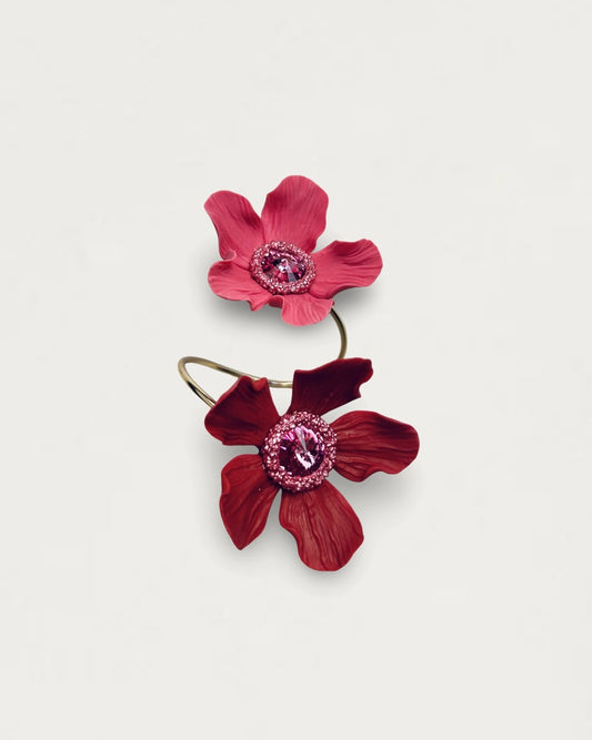 BRAZALETE MARIETA ROJO/ROSA PÉTALO