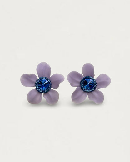 PENDIENTES MAGNOLIA TANZANITA