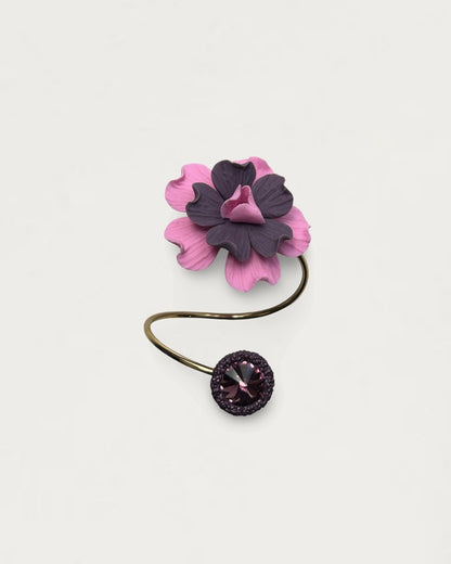 BRAZALETE PEONÍA CIRUELA