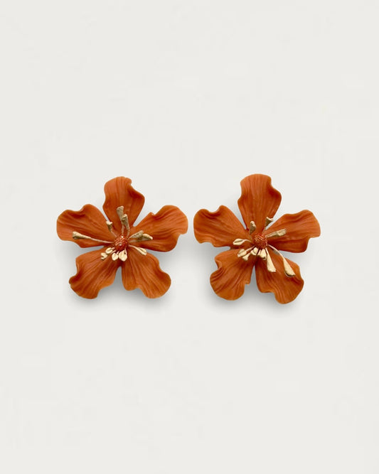 PENDIENTES MARIETA RUST ORANGE