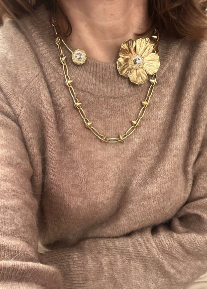 CHOKER ANÉMONA PLATA