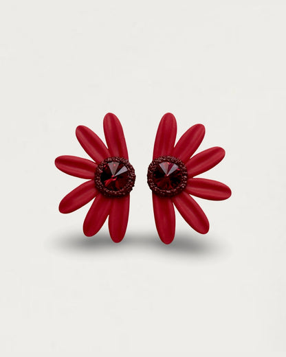 PENDIENTES DAISY PARTY ROJO