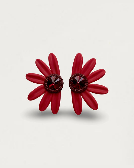 PENDIENTES DAISY PARTY ROJO