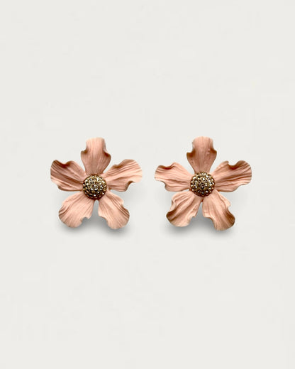 PENDIENTES AZALEA ROSA NUDE