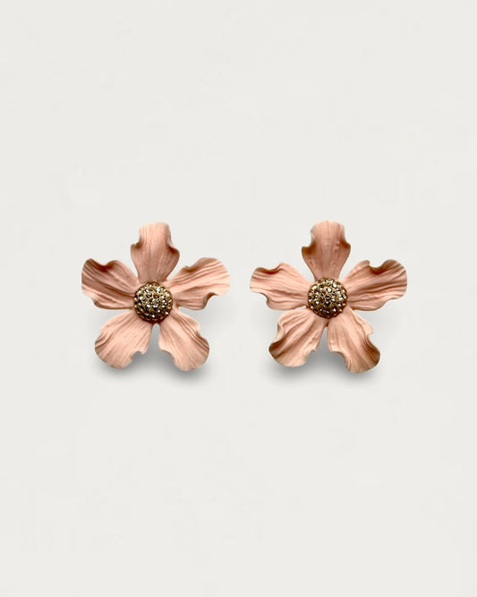 PENDIENTES AZALEA ROSA NUDE