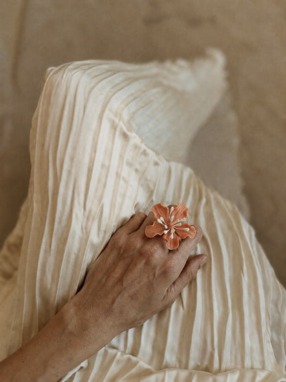 ANILLO MARIETA RUST ORANGE