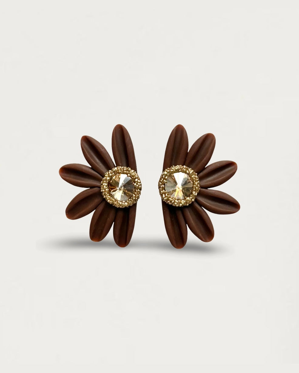 PENDIENTES DAISY PARTY CHOCOLATE LE PETITE EDICIÓN LIMITADA
