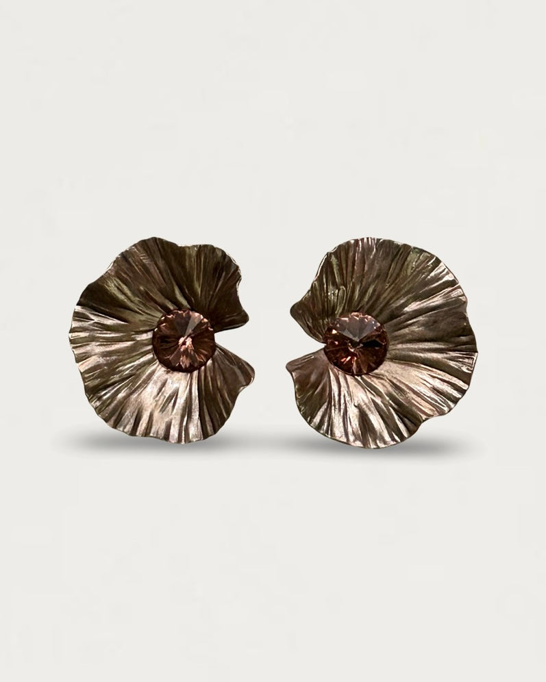 PENDIENTES LOTO ORO ROSA
