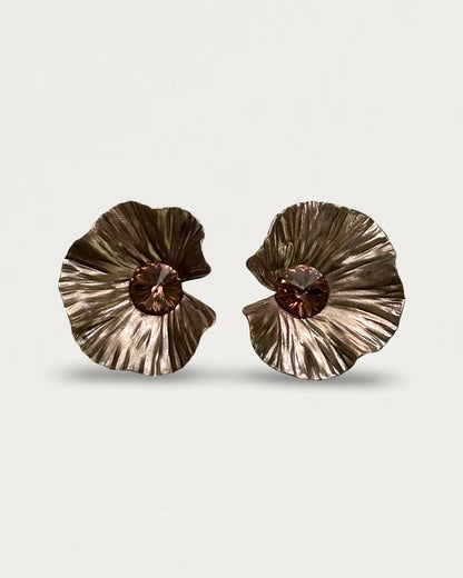 PENDIENTES LOTO ORO ROSA