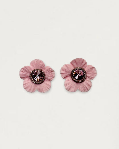 PENDIENTES ANÉMONA ROSA BEBE