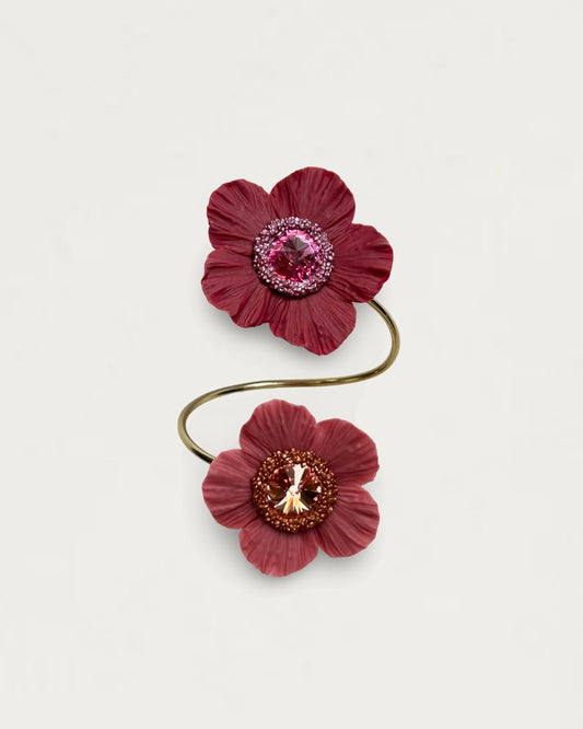 BRAZALETE ANÉMONA BREZO/ROSA MARSALA