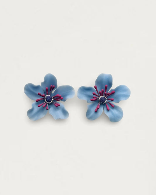 PENDIENTES ALMENDRO AZUL MIRANDA LIMITED EDITION
