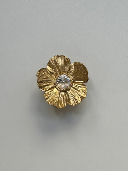 BROCHE ANÉMONA GOLD