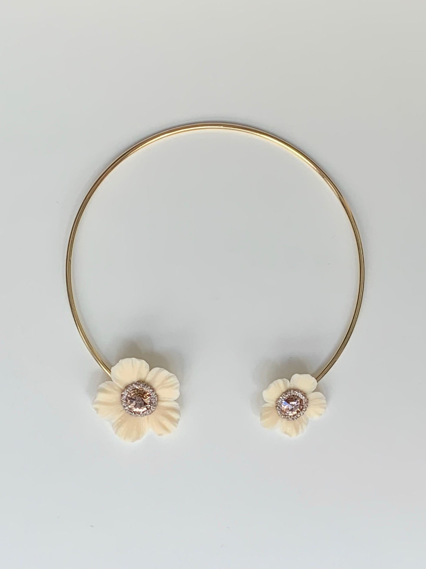 CHOKER ANÉMONA BEIGE
