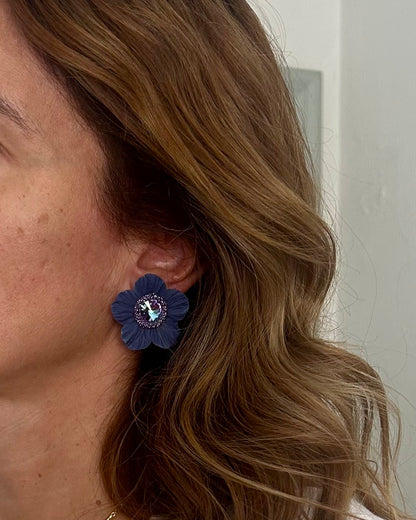 PENDIENTES ANÉMONA AZUL ARMANI