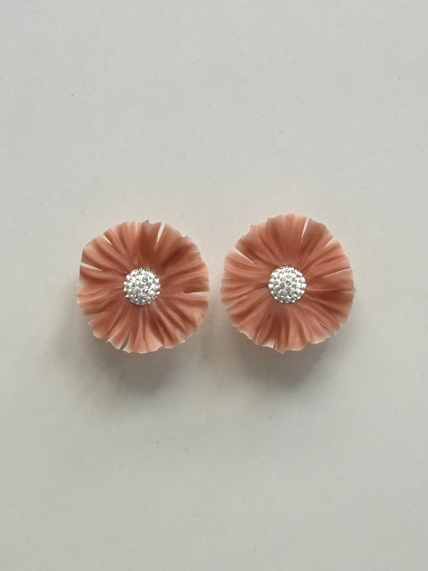 PENDIENTES ROSETTA MOCCA ROSADO