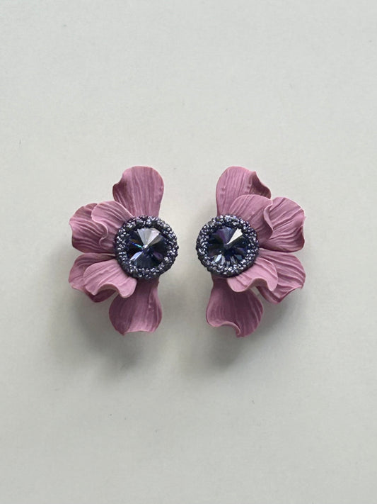 PENDIENTES SOL MAGENTA