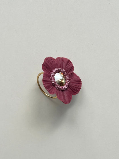 ANILLO ANÉMONA BREZO