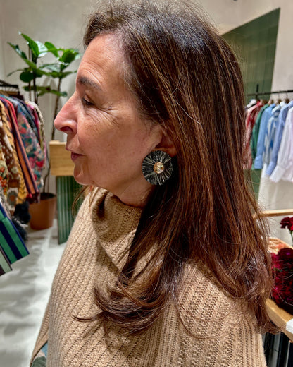 PENDIENTES BELL GRAFITO