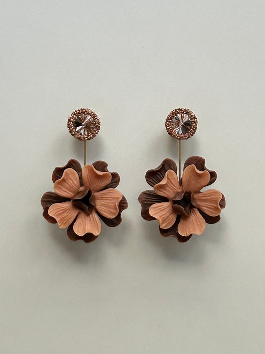 PENDIENTES PEONÍA TRUFA PARTY