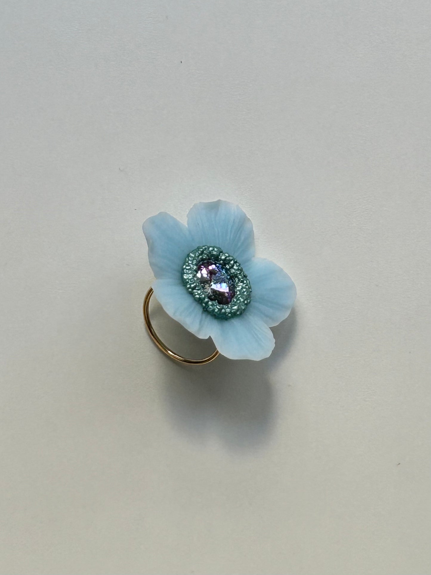 ANILLO ANÉMONA AZUL