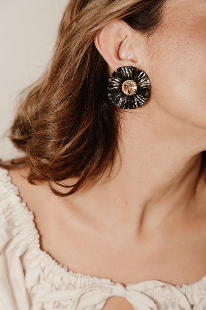 PENDIENTES BELL GRAFITO